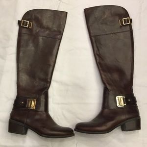 Vince Camuto Knee High Brown Boots